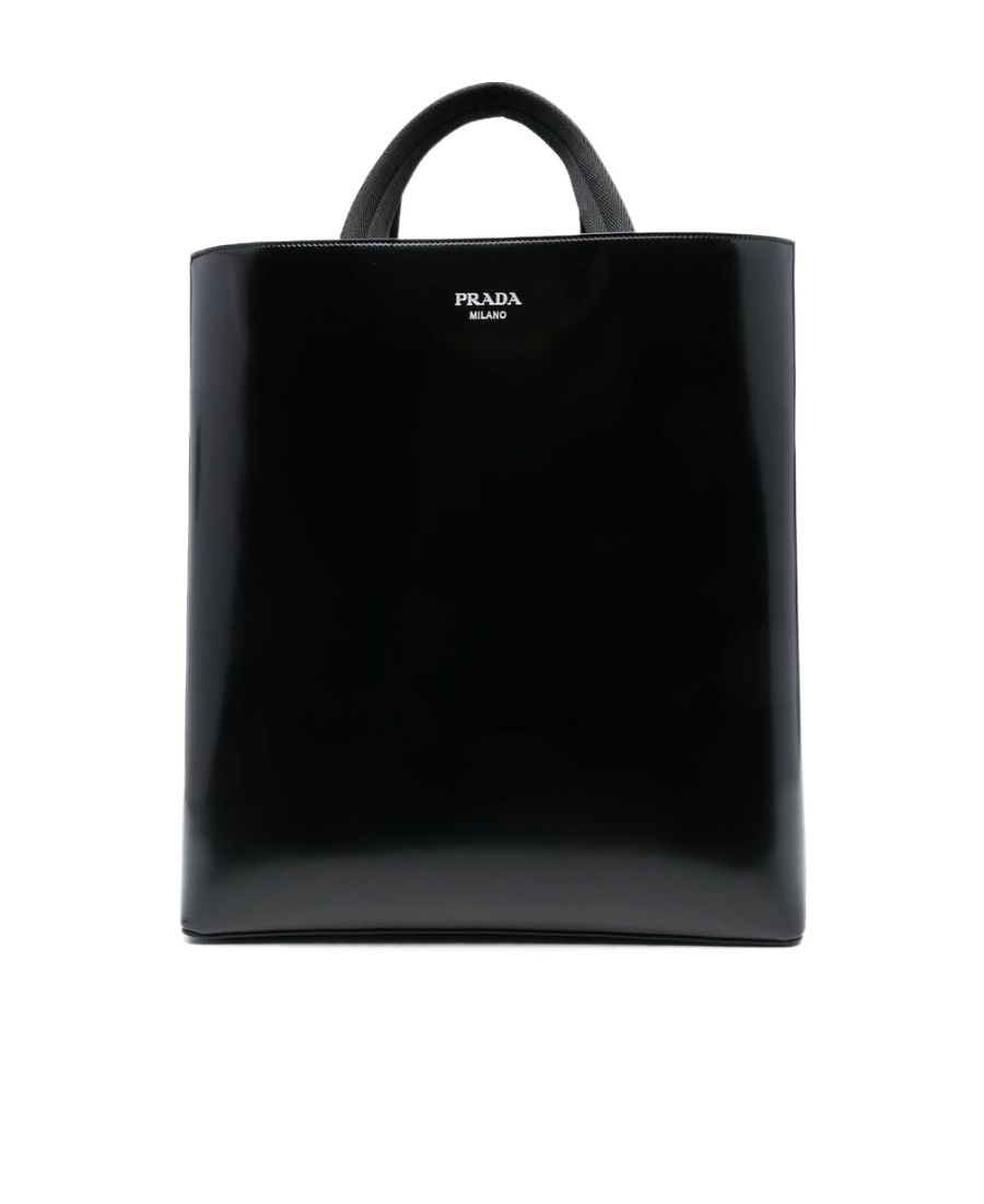 Prada Double-handle Handbag In Black