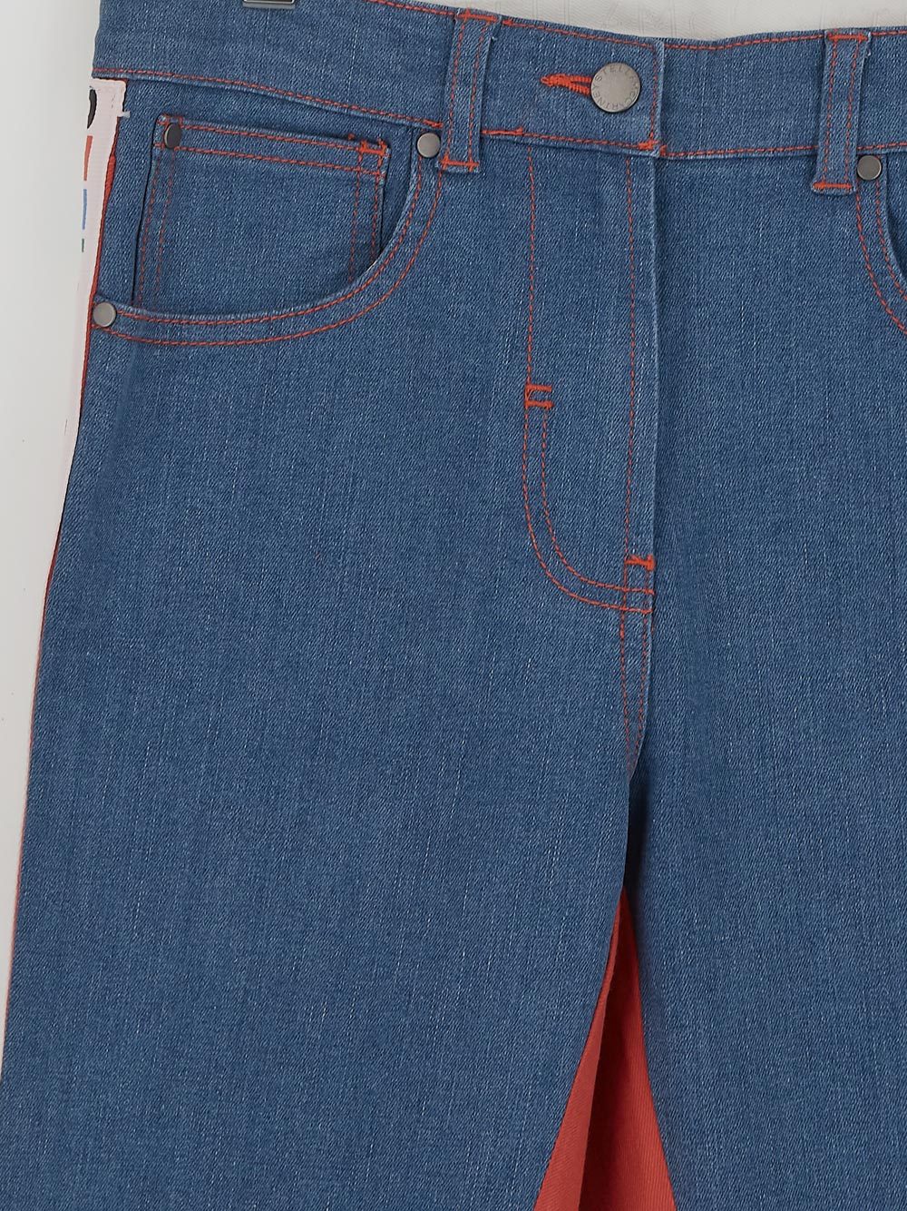 Stella Mccartney Belt Loop Jeans In White