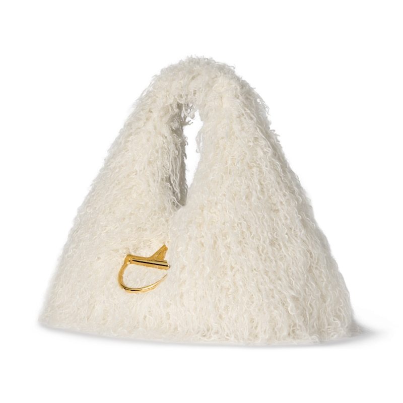 Gucci Softbit Maxi Top Handle Bag In White