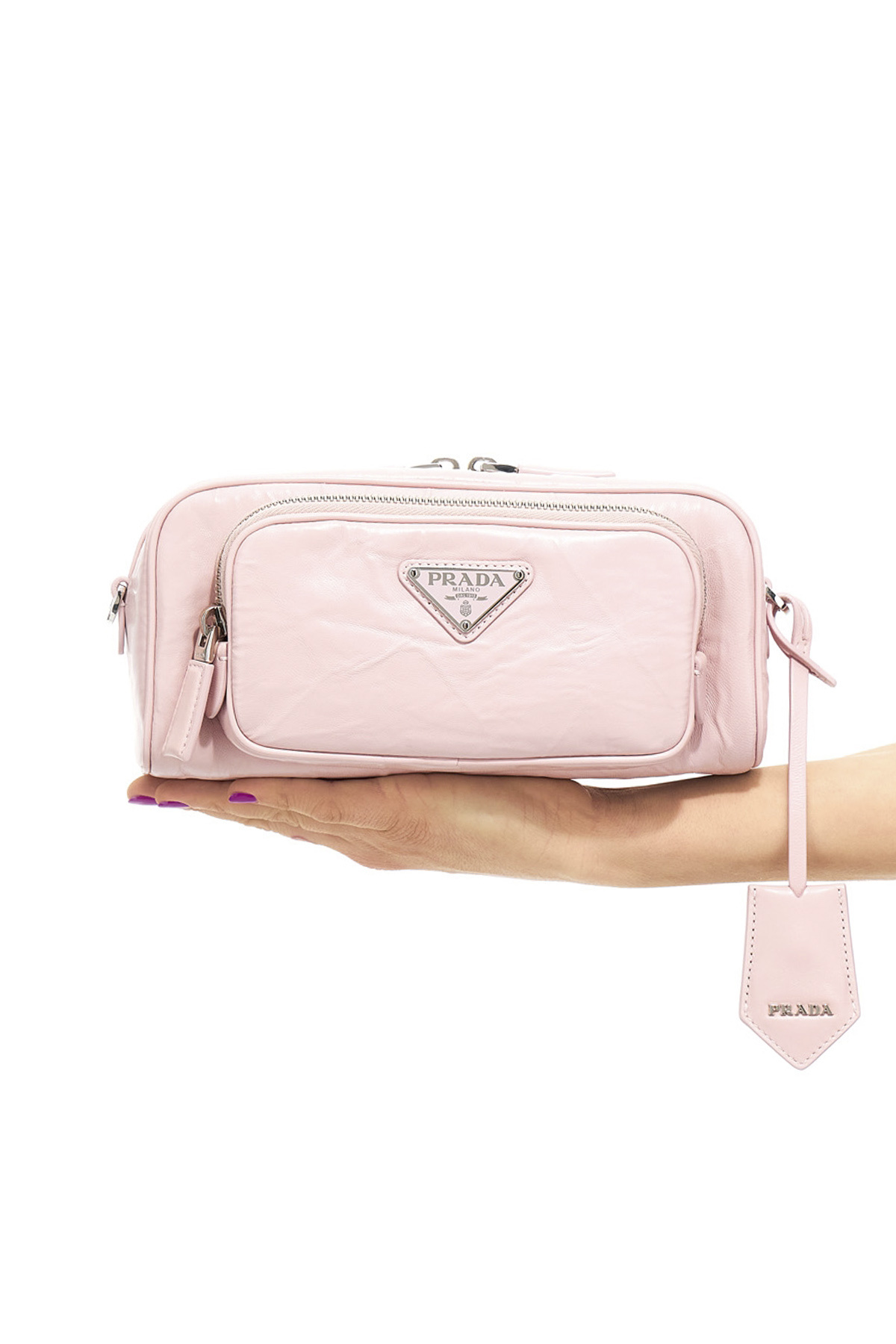 PRADA Logo antique nappa crossbody bag プラダ バッグ Prada Logo antique nappa crossbody bag available on julian