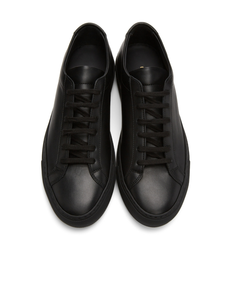 Common Projects 1528 Original Achilles Low Sneakers Shoes In Black