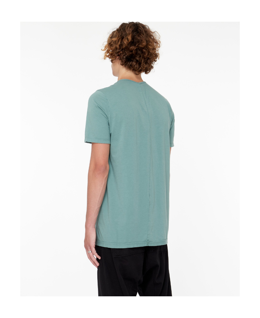Rick Owens Drkshdw Slogan-patch Cotton T-shirt In Green