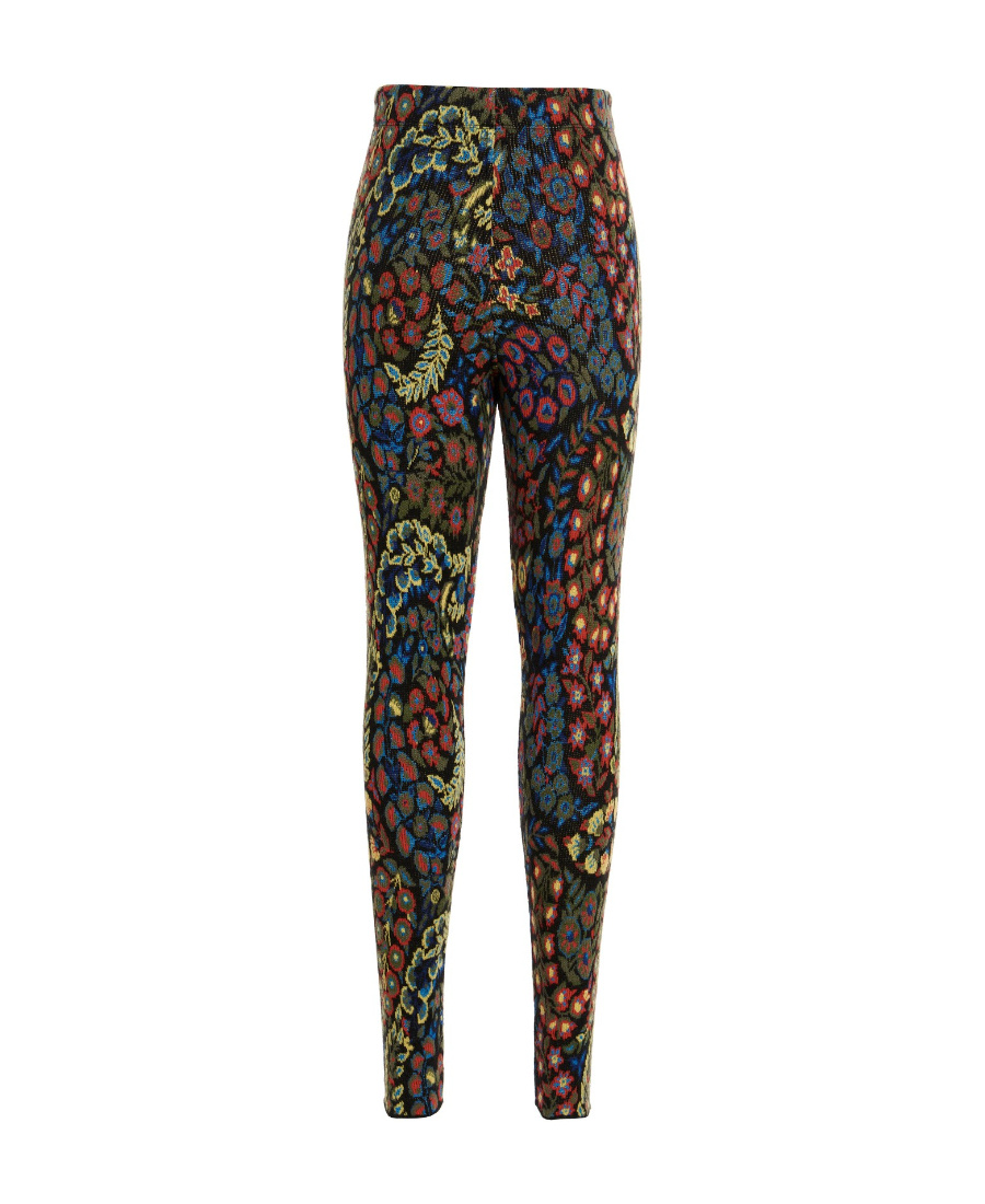 Etro Women's Jacquard Wool Blend Top And Leggings In Black