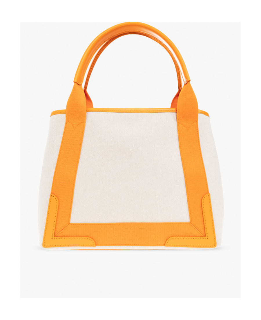 Balenciaga Logo Handbag In White