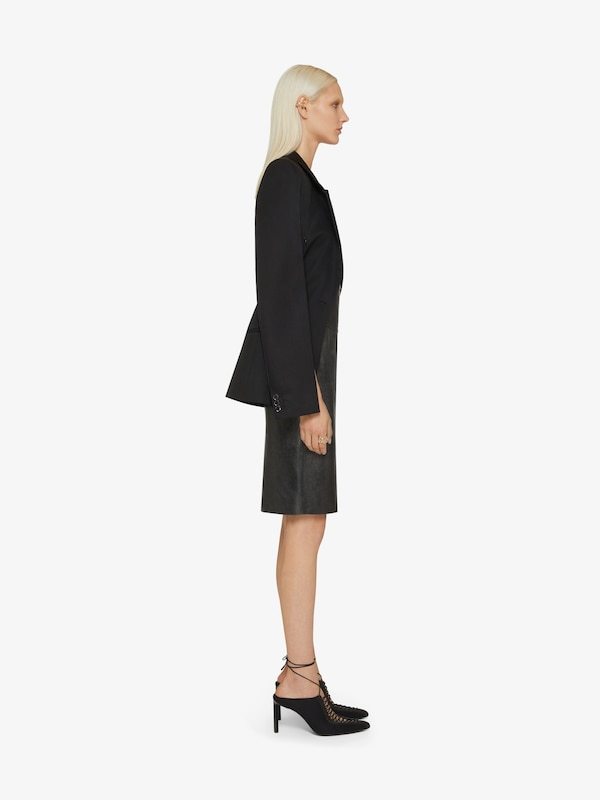 Givenchy Single-breasted Cape Blazer In Black