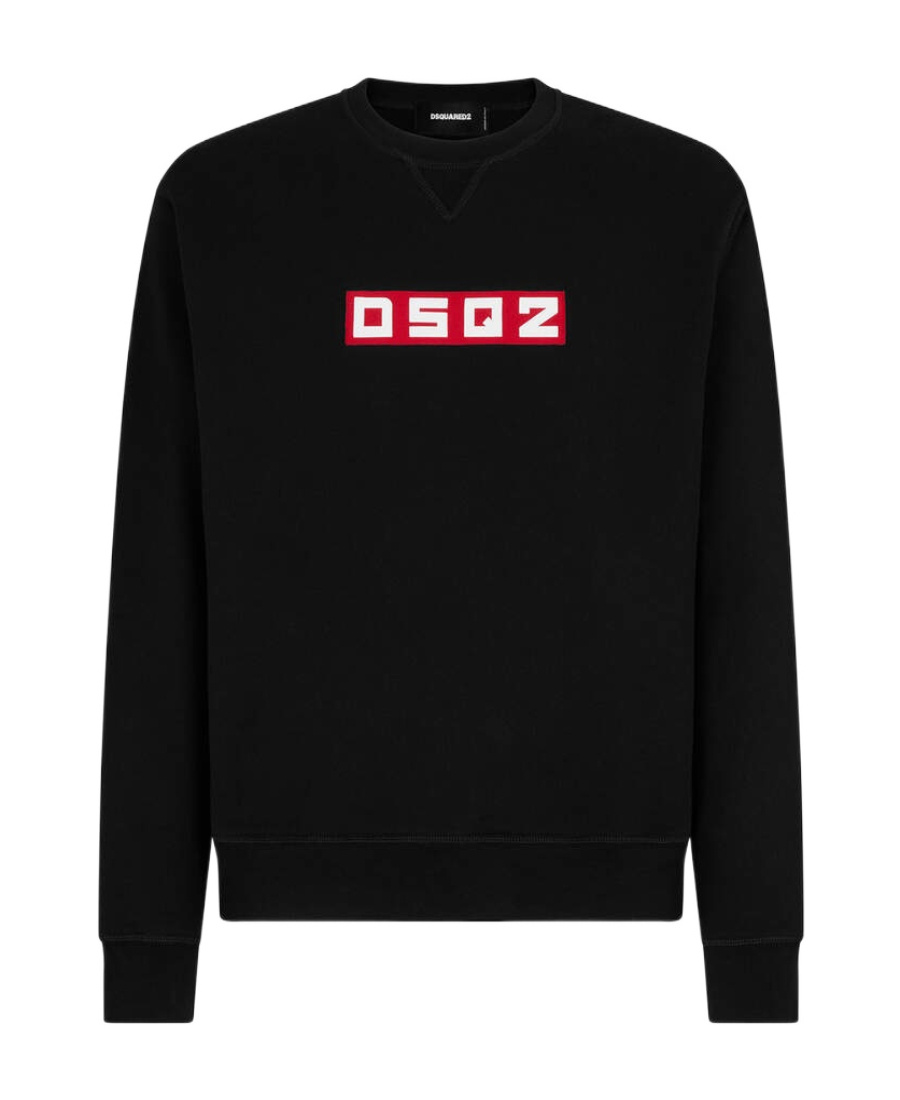 Dsquared2 Cool Fit Black Sweatshirt In Black