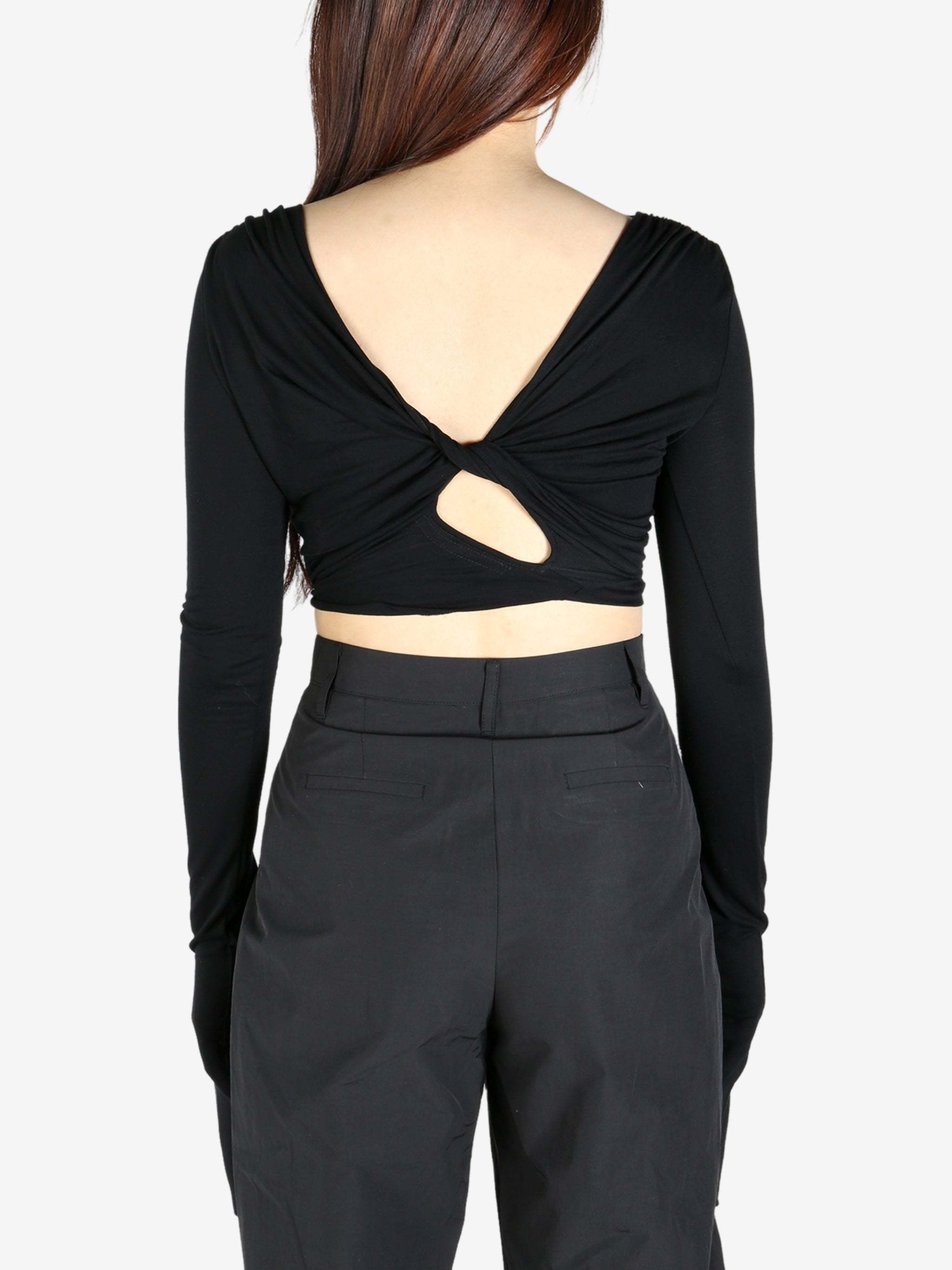 Rick Owens Open-back Cropped Top