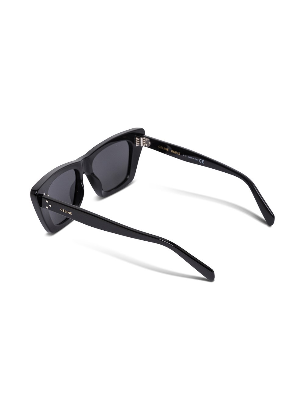 Celine Bold 3 Dots Cl 40187 In 01a Square Sunglasses In Black