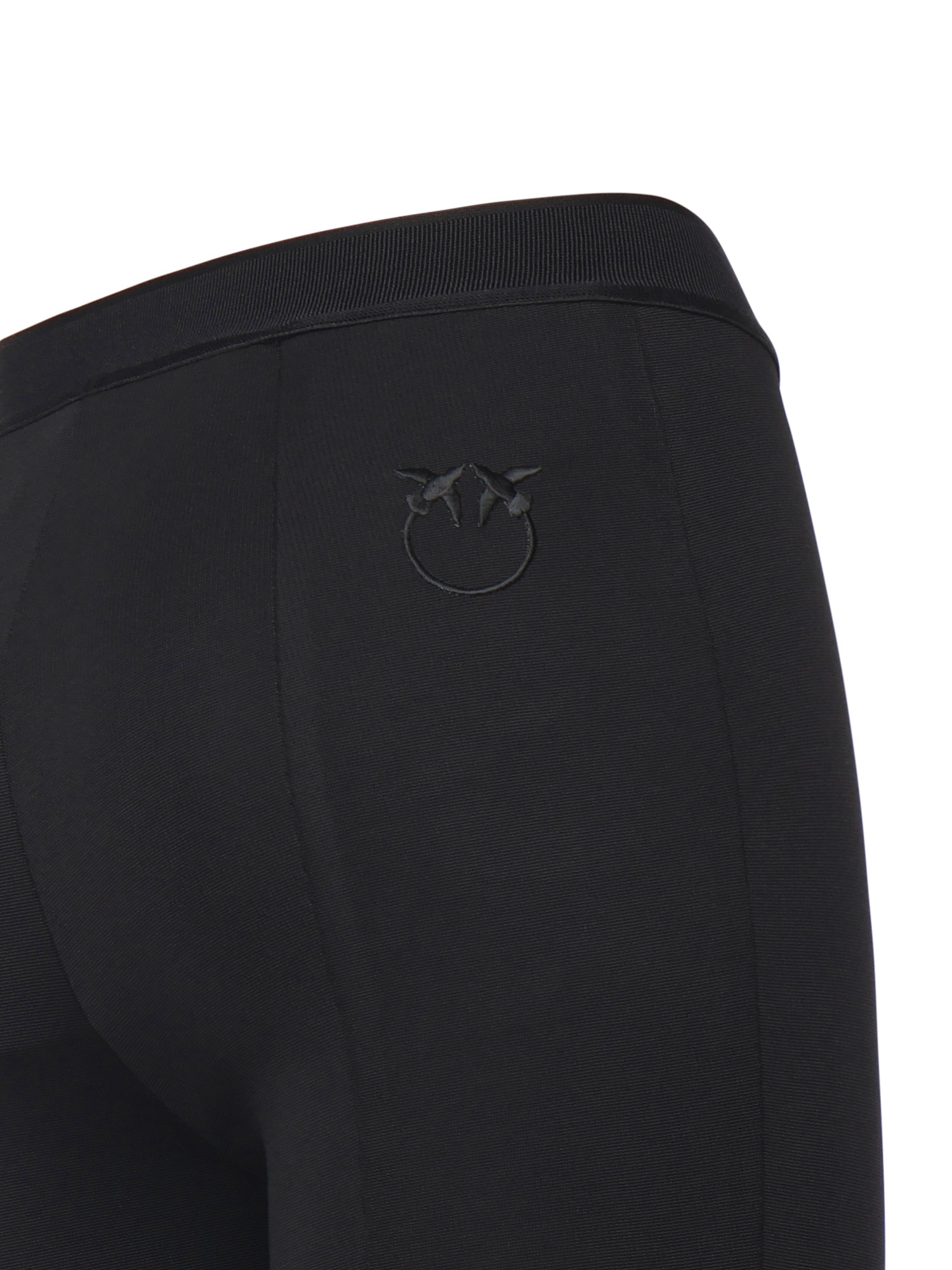 Pinko Tight Casual Pants In Black