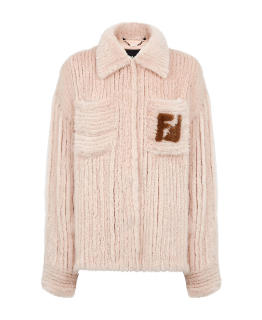 Fendi Pink Mink Go-to Jacket