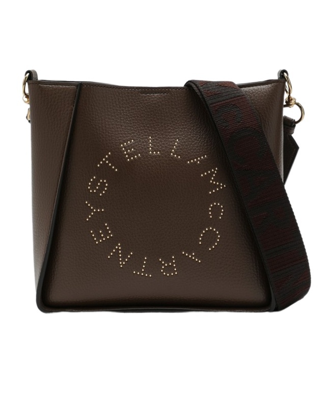 Stella Mccartney Stella Logo Small Shoulder Bag In Black