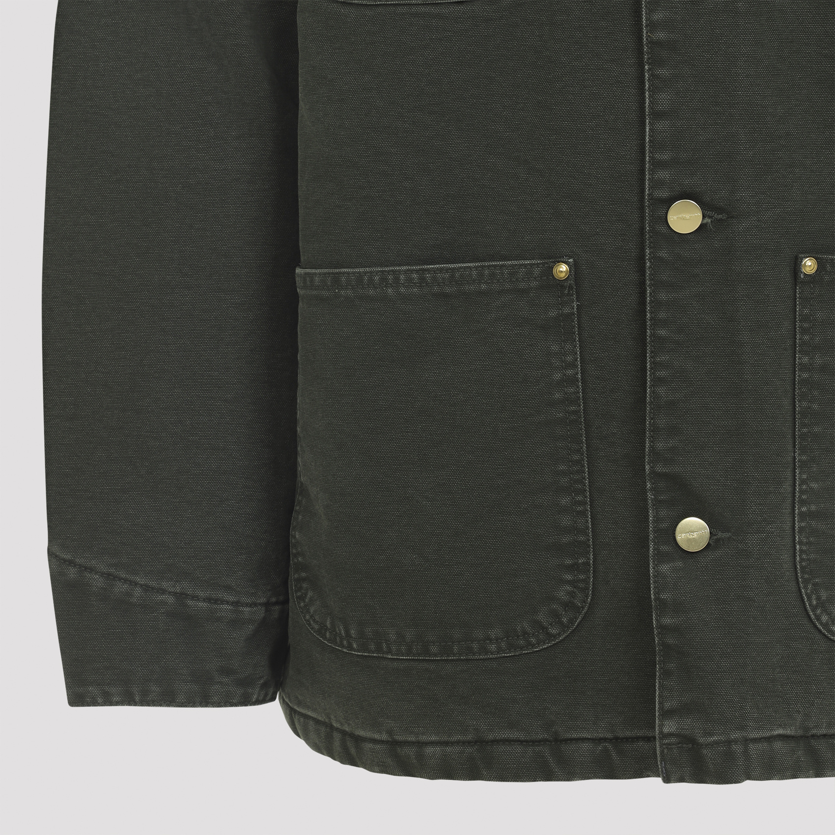 Carhartt Utility Chore Coat Corduroy Collar In Green