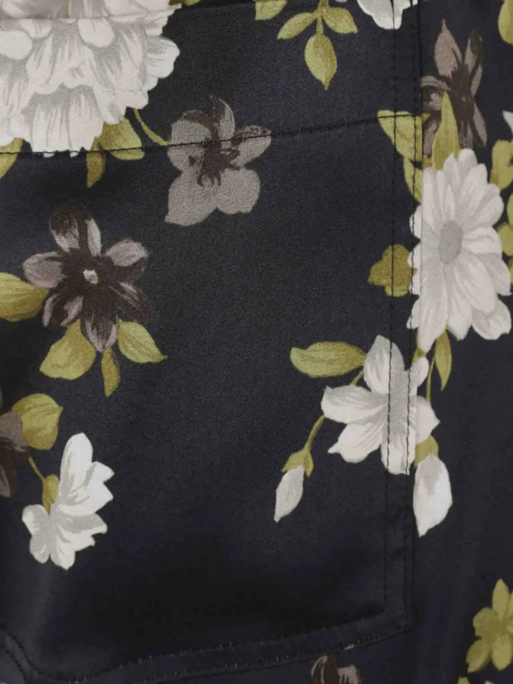 Tom Ford Floral Print Stretch Silk Satin Pants