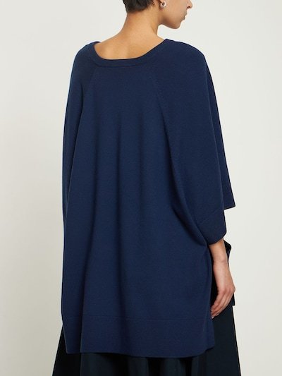 Michael Kors V-neck Sweater Pullover In Blue