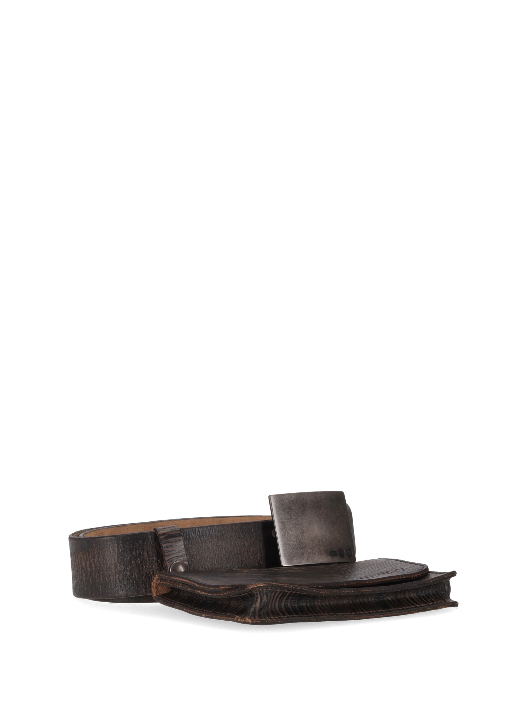 Dsquared2 Medallion Belt In Black
