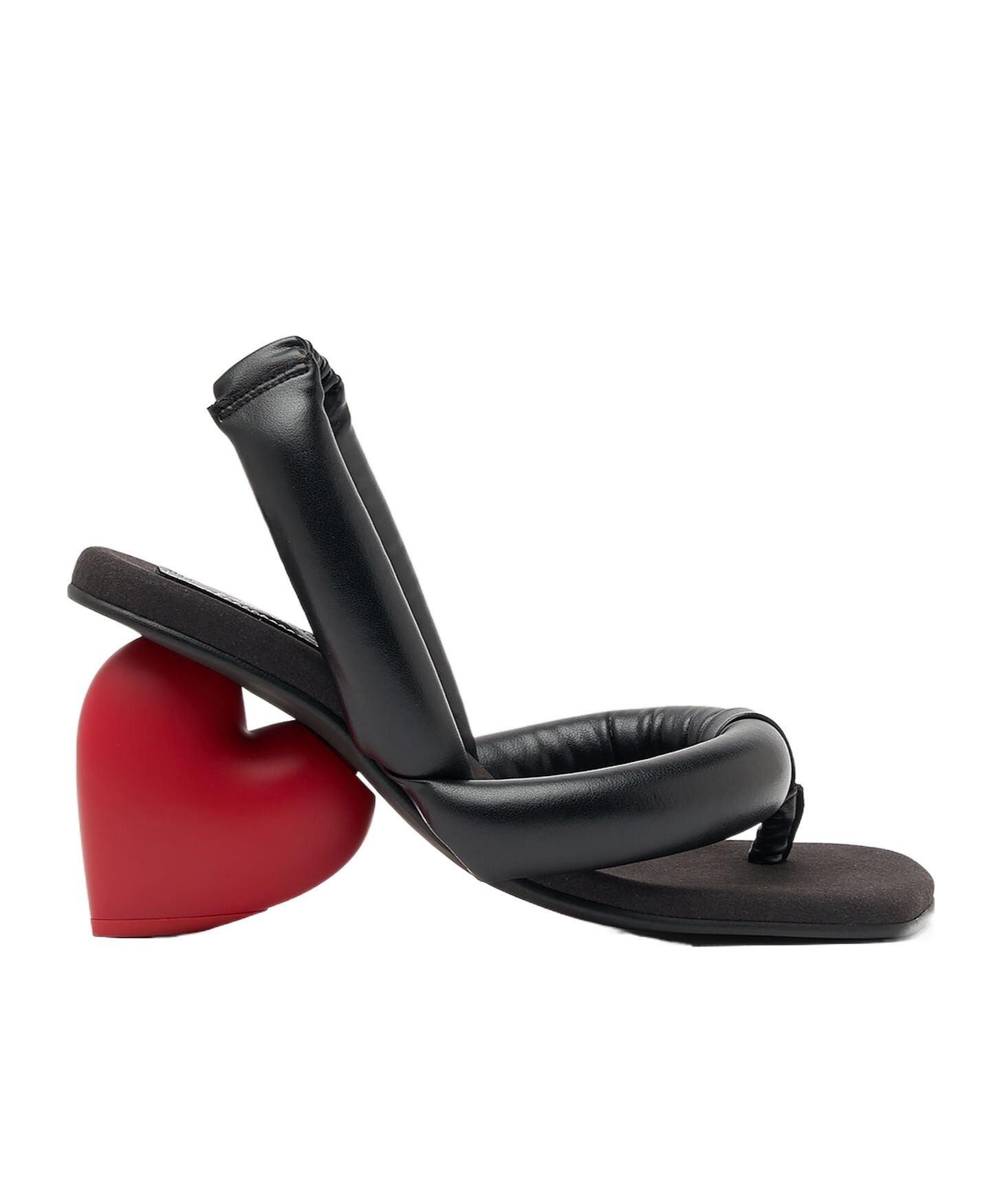 Yumeyume Square Toe High Heels In Black