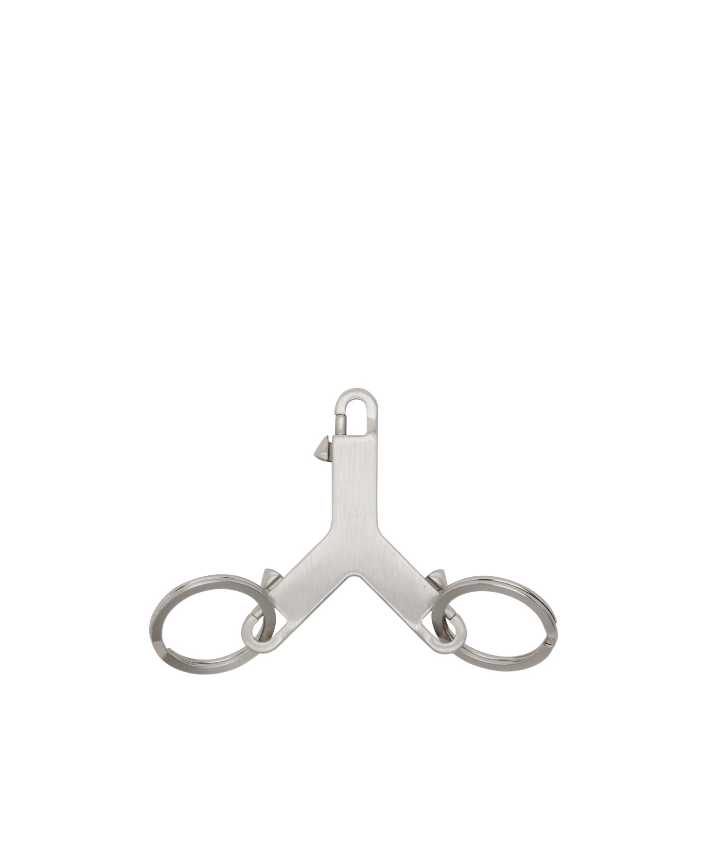 RICK OWENS LOGO KEYCHAIN