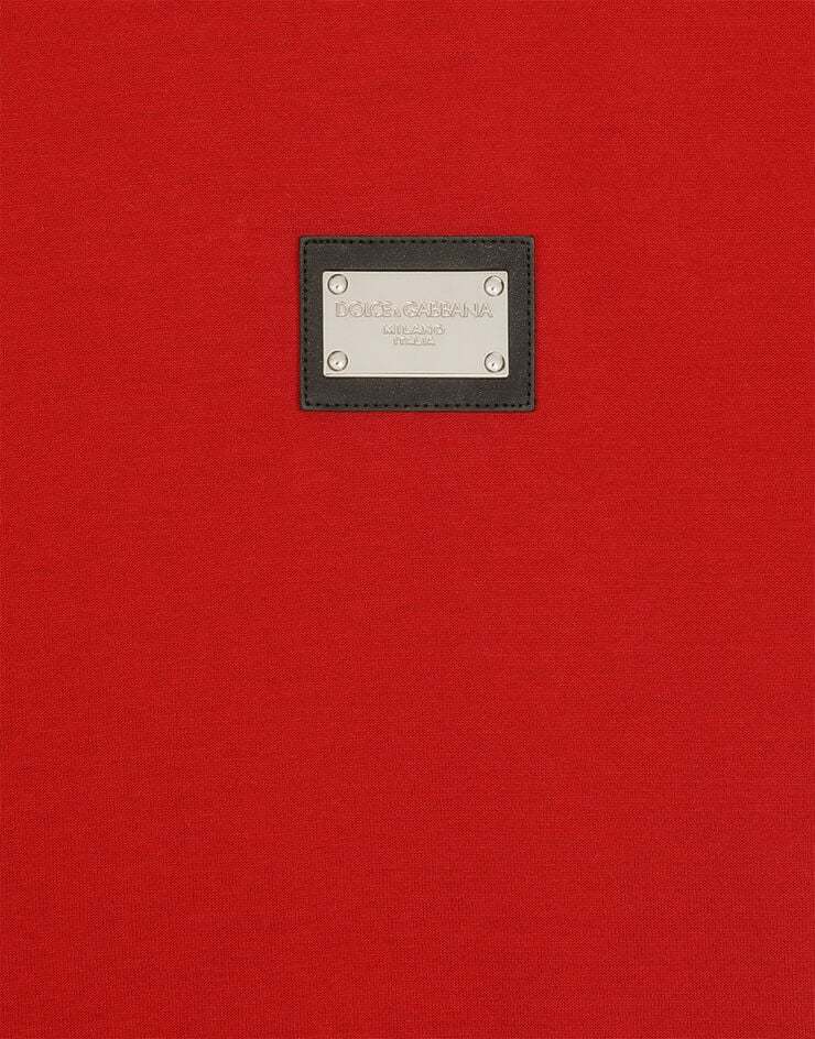 Dolce & Gabbana Men's Cotton Crew-neck T-shirt In Red