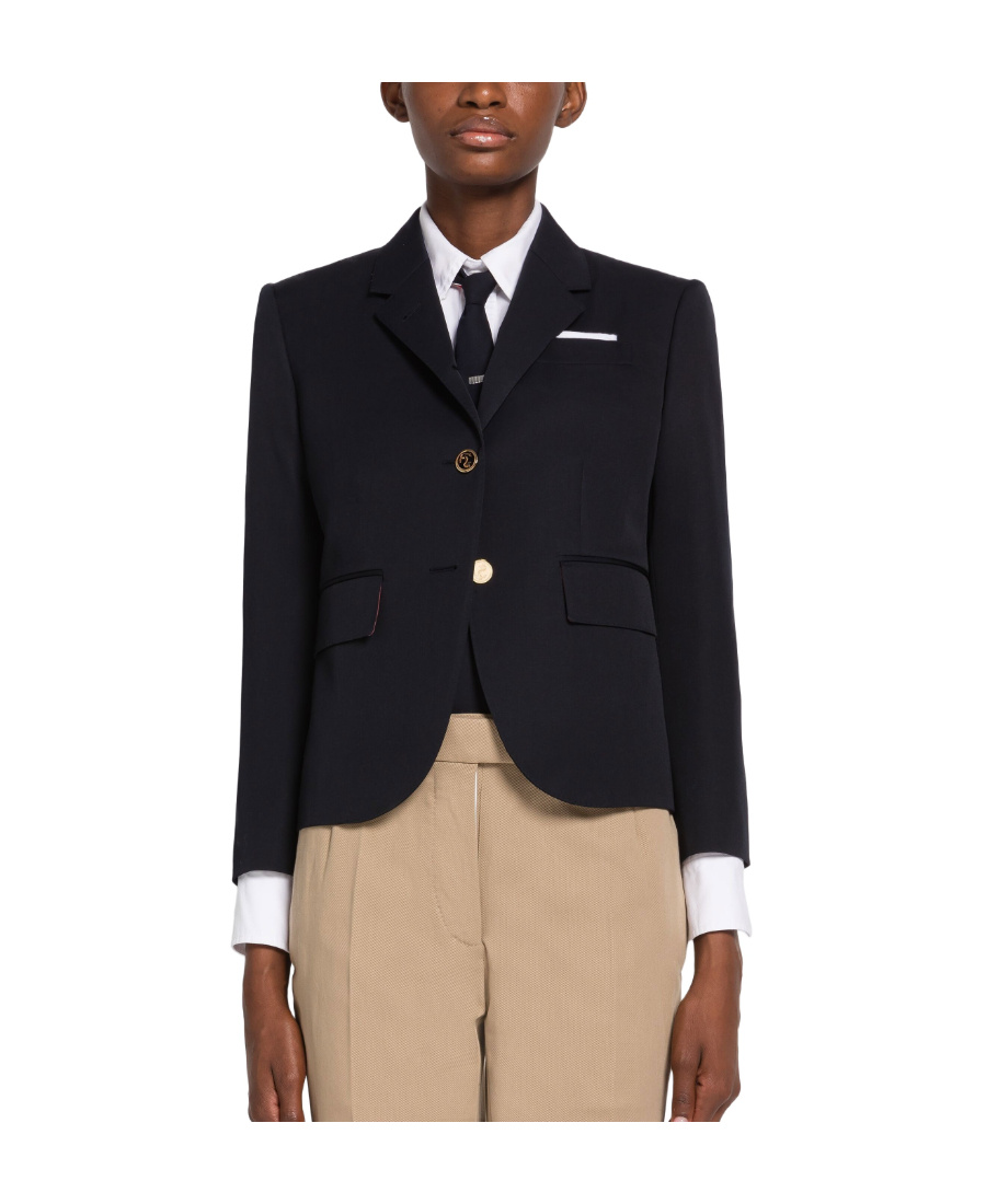 Thom Browne Single-breasted Blazer In Black