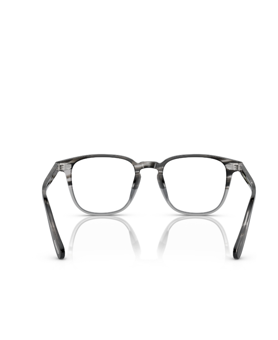 Oliver Peoples Geometric Frame Flat Mirror In Gray