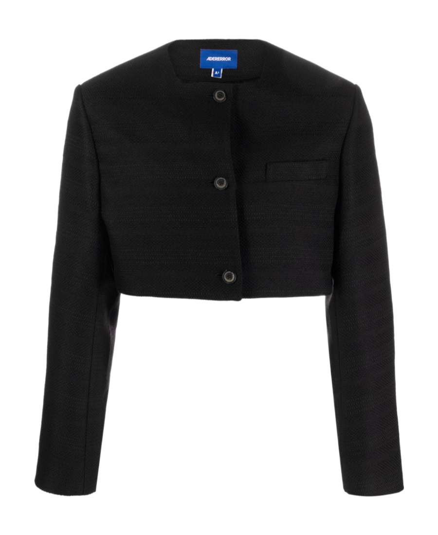 Ader Error Logo Casual Jacket In Black