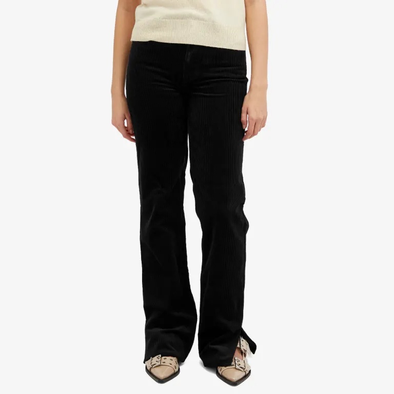 ANINE BING STRAIGHT-LEG CORDUROY TROUSERS