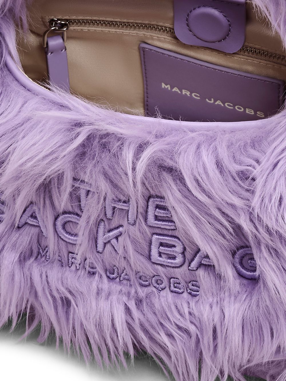 Shop Marc Jacobs Logo Tote Bag In Purple