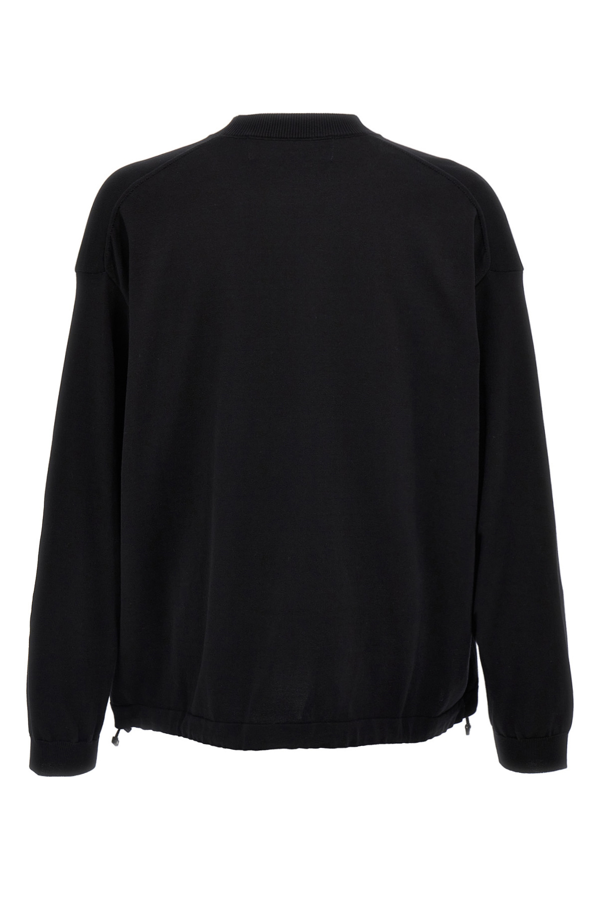 Comme Des Garçons Contrasting Logo Embroidery Cotton Sweater