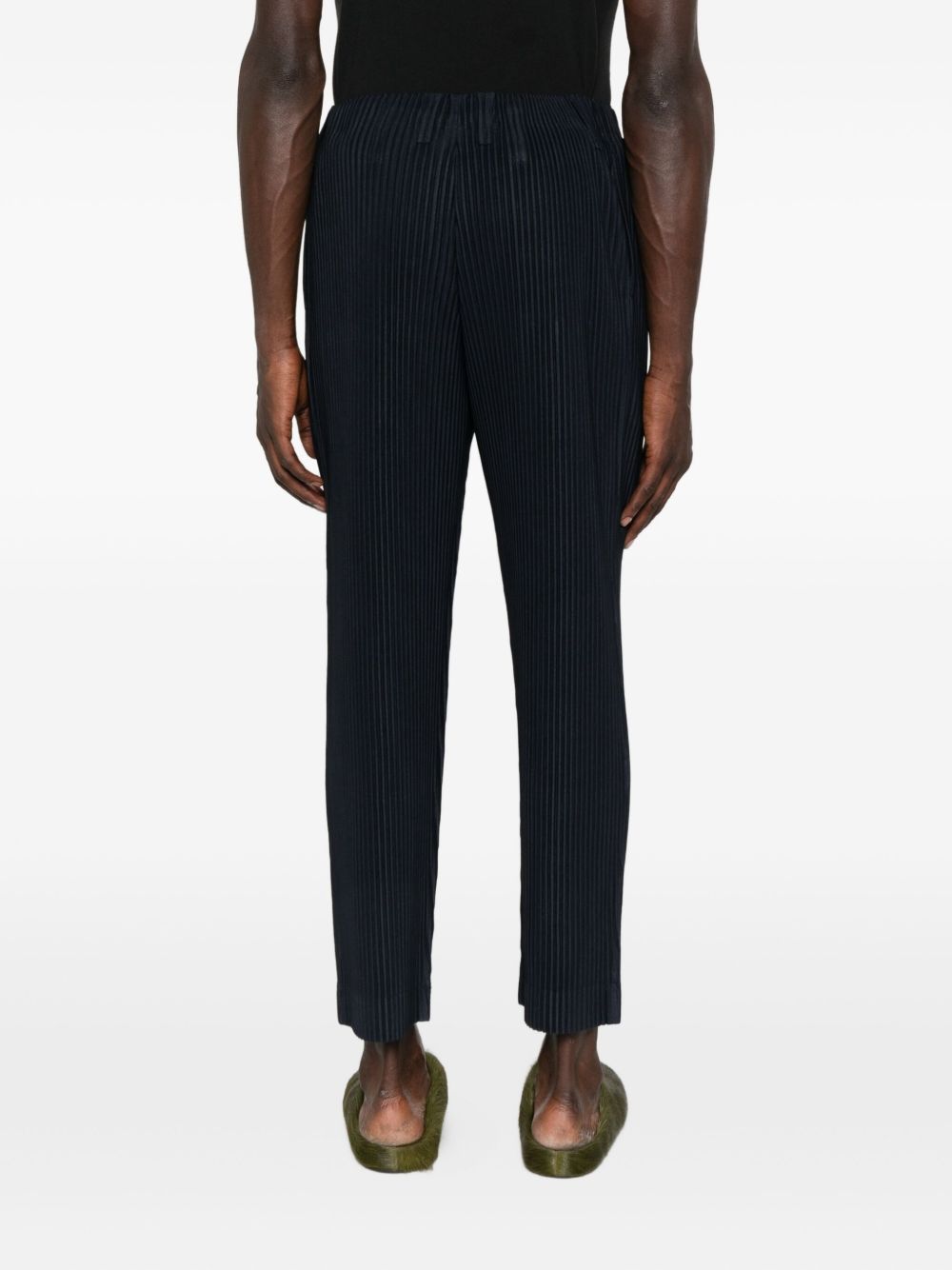 Issey Miyake Homme Plissé  Basics Trousers Clothing In Black