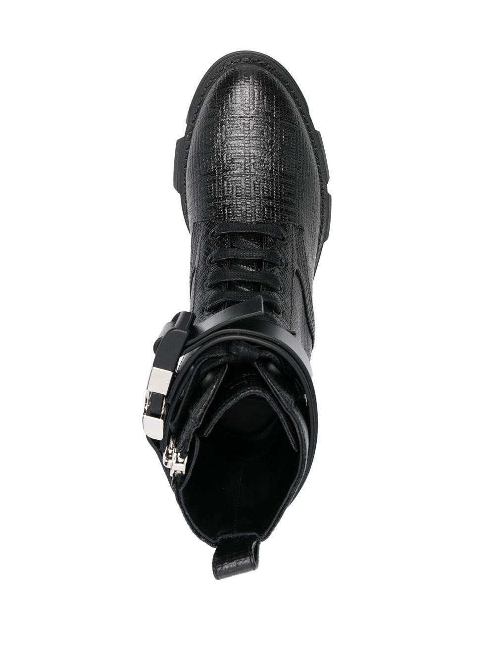 Givenchy Terra Biker Boots In Black