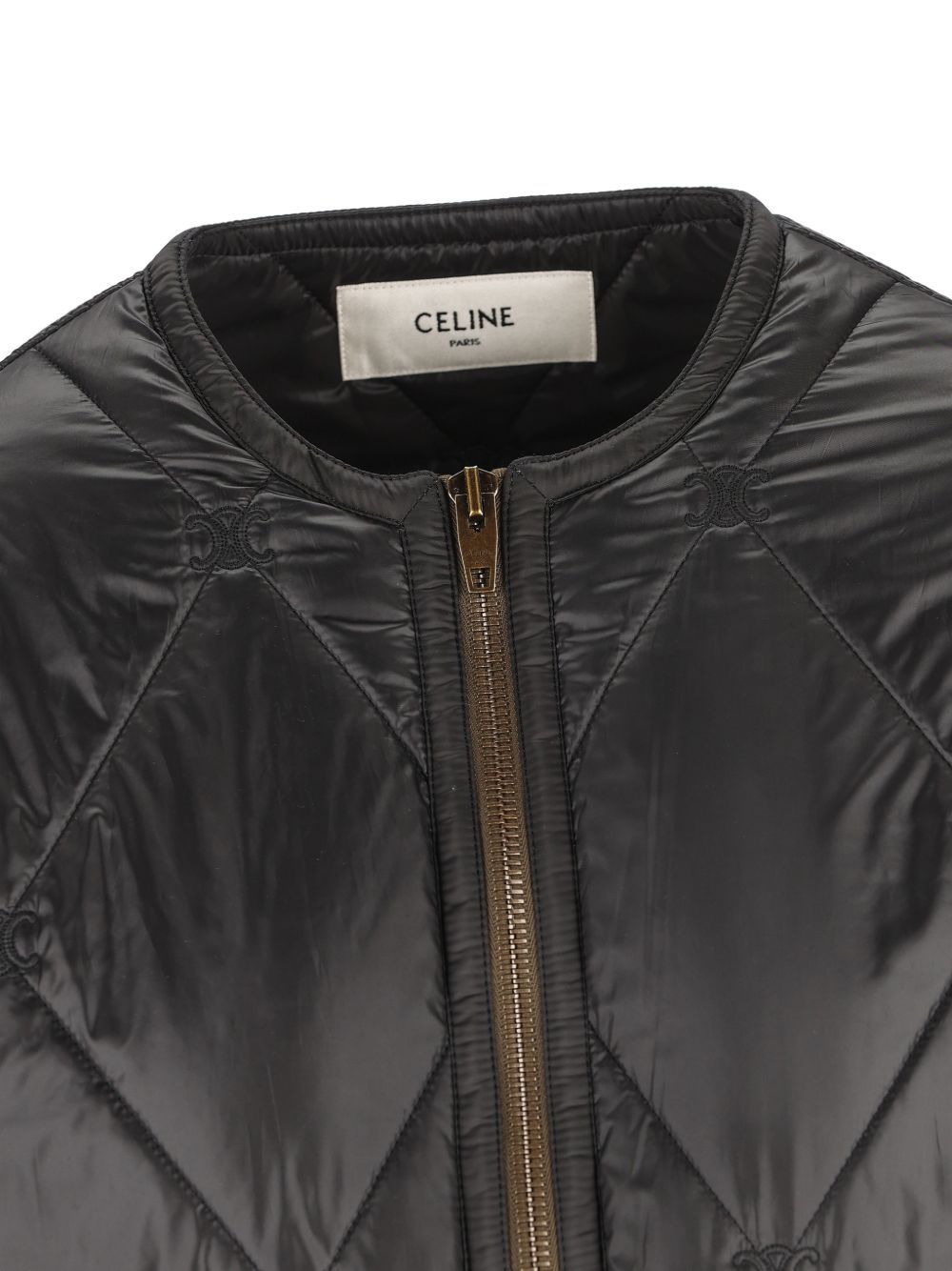 Celine Long Sleeve Jacket In Black