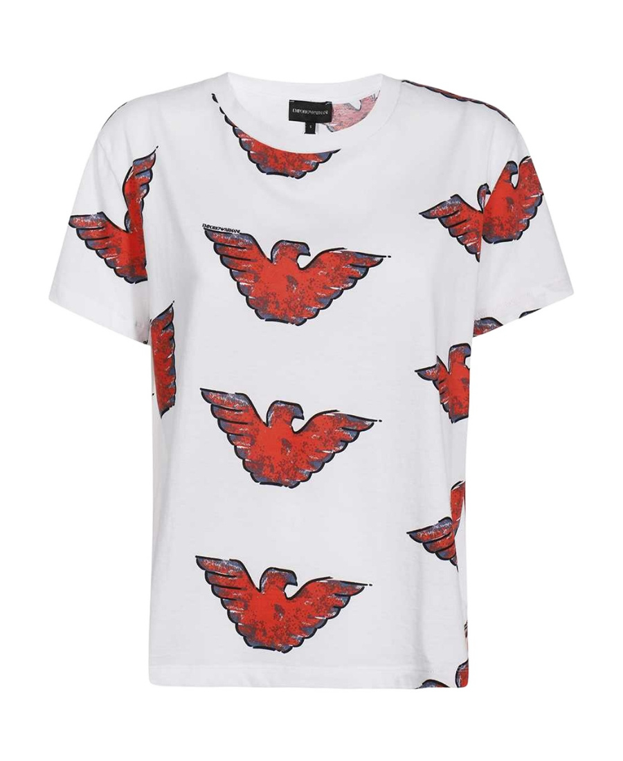 EMPORIO ARMANI LOGO CREW-NECK T-SHIRT 