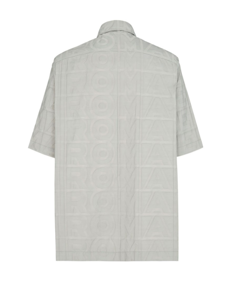 Fendi Straight Shirt In Gray