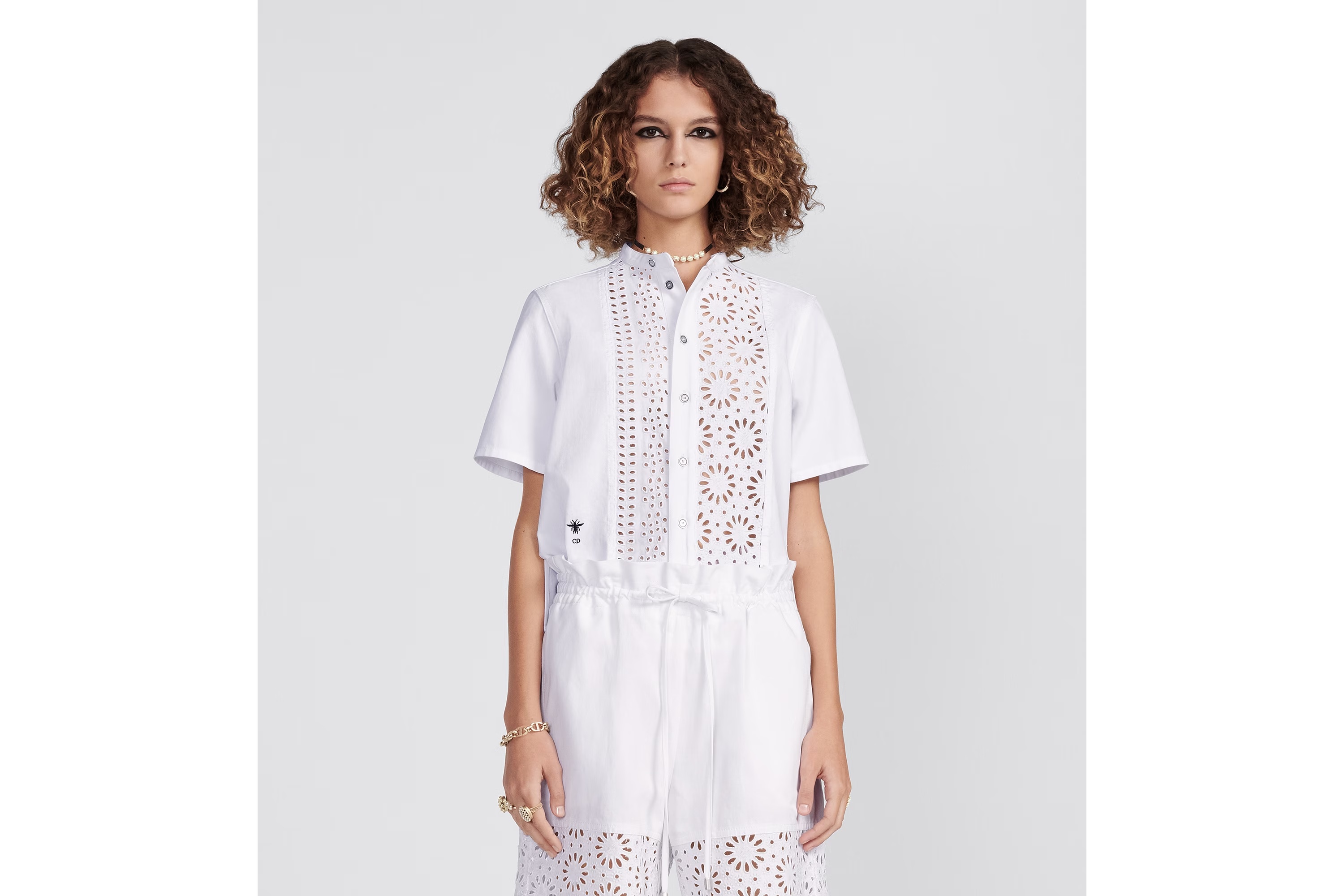 Dior Button-down Shirt In White