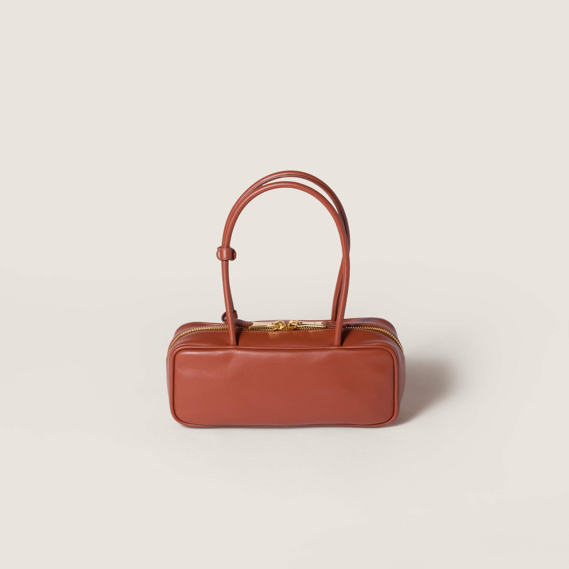 Miu Miu Beau Tote In Brown