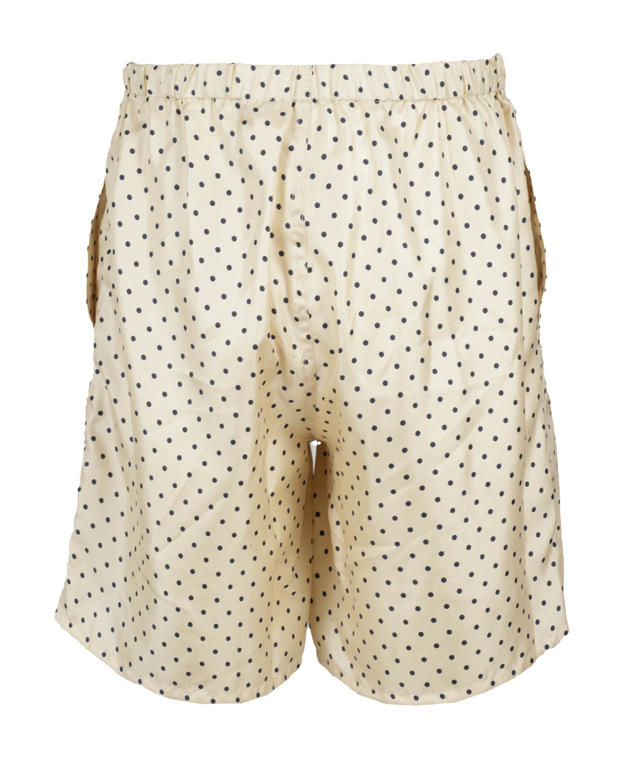 Ami Alexandre Mattiussi Ami Polka Dot Printed Knee Length Shorts In Yellow