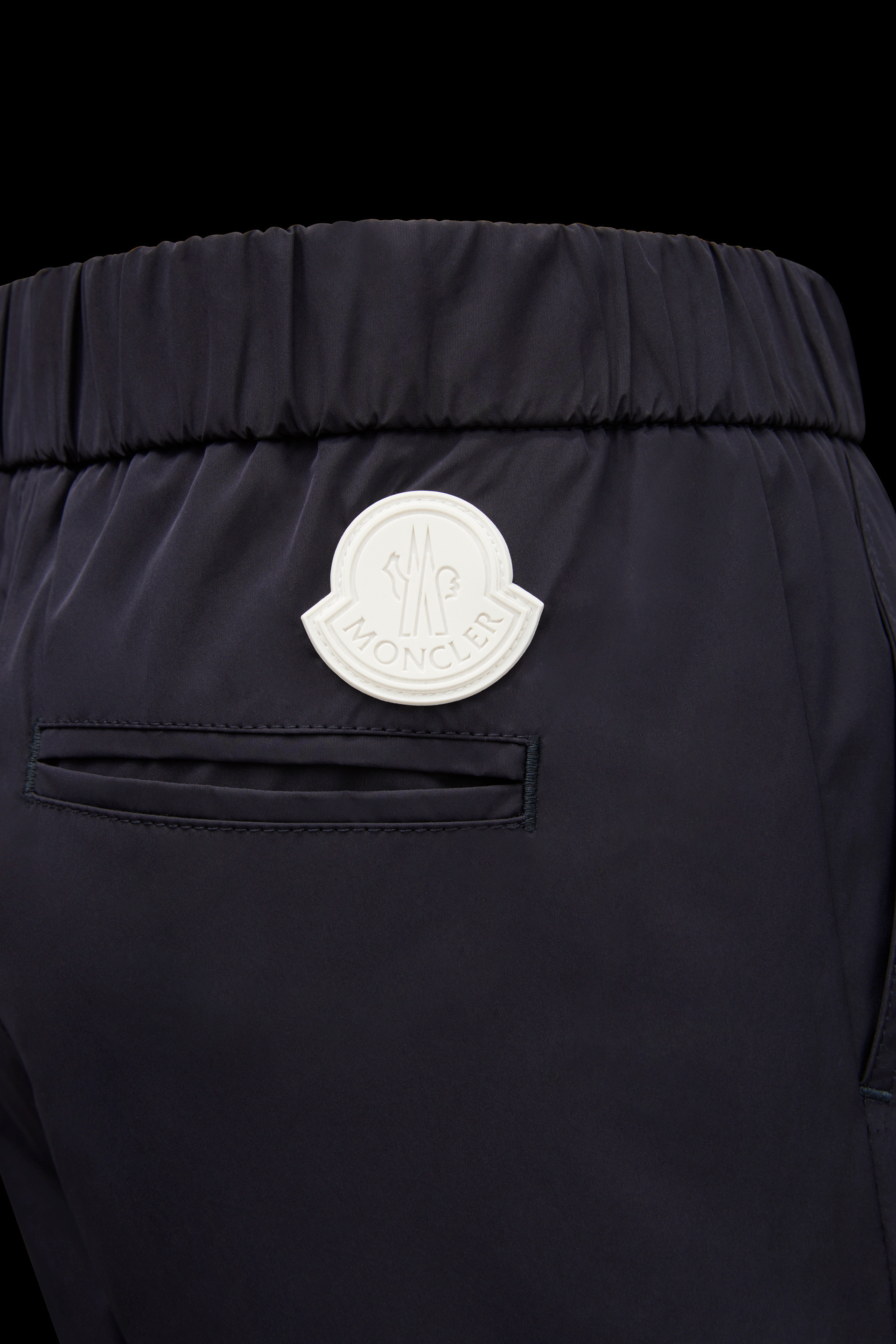 Moncler Logo-print Layered-effect Trousers