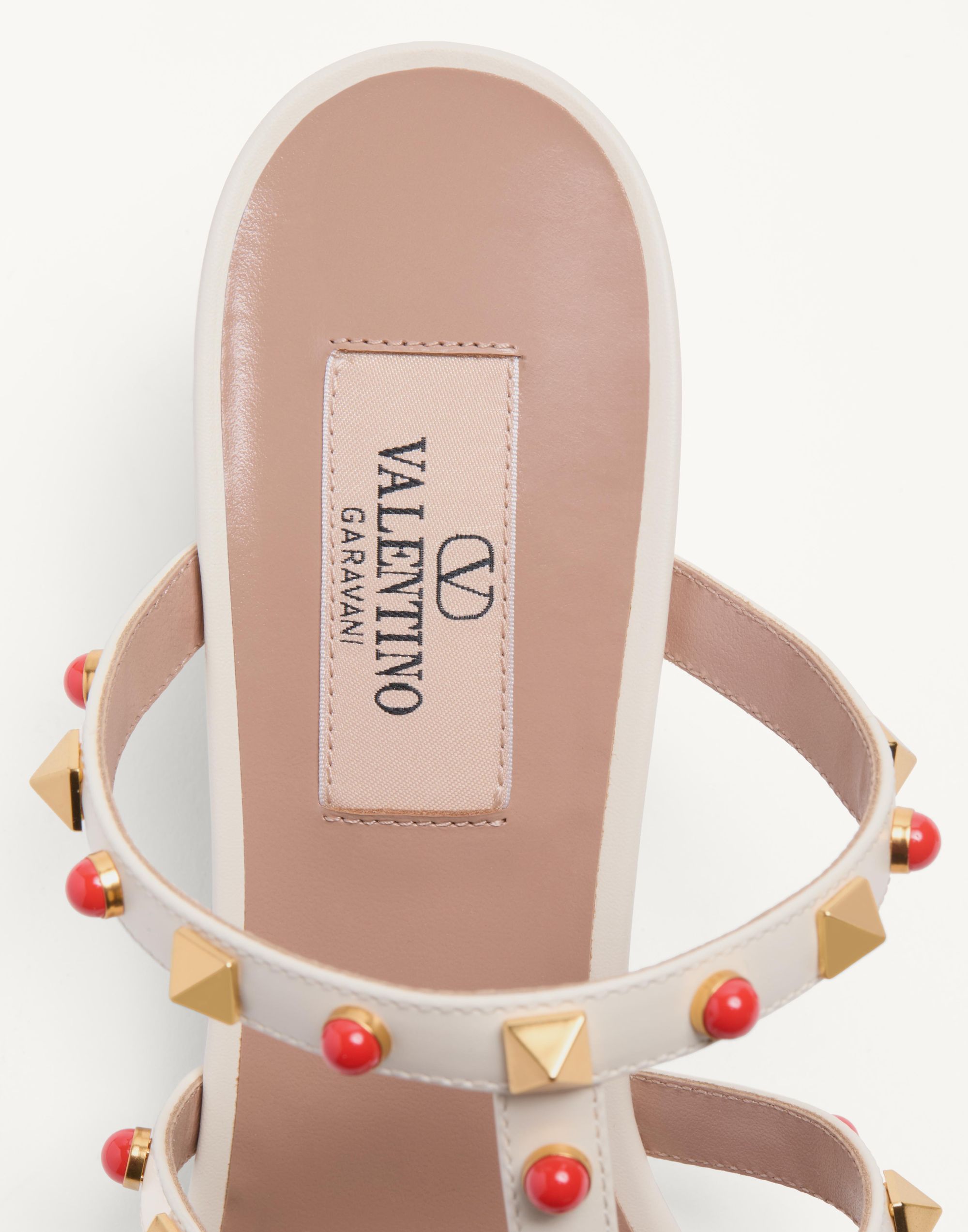 Valentino Rockstud T. 60 Block Heel Sandals In Multi