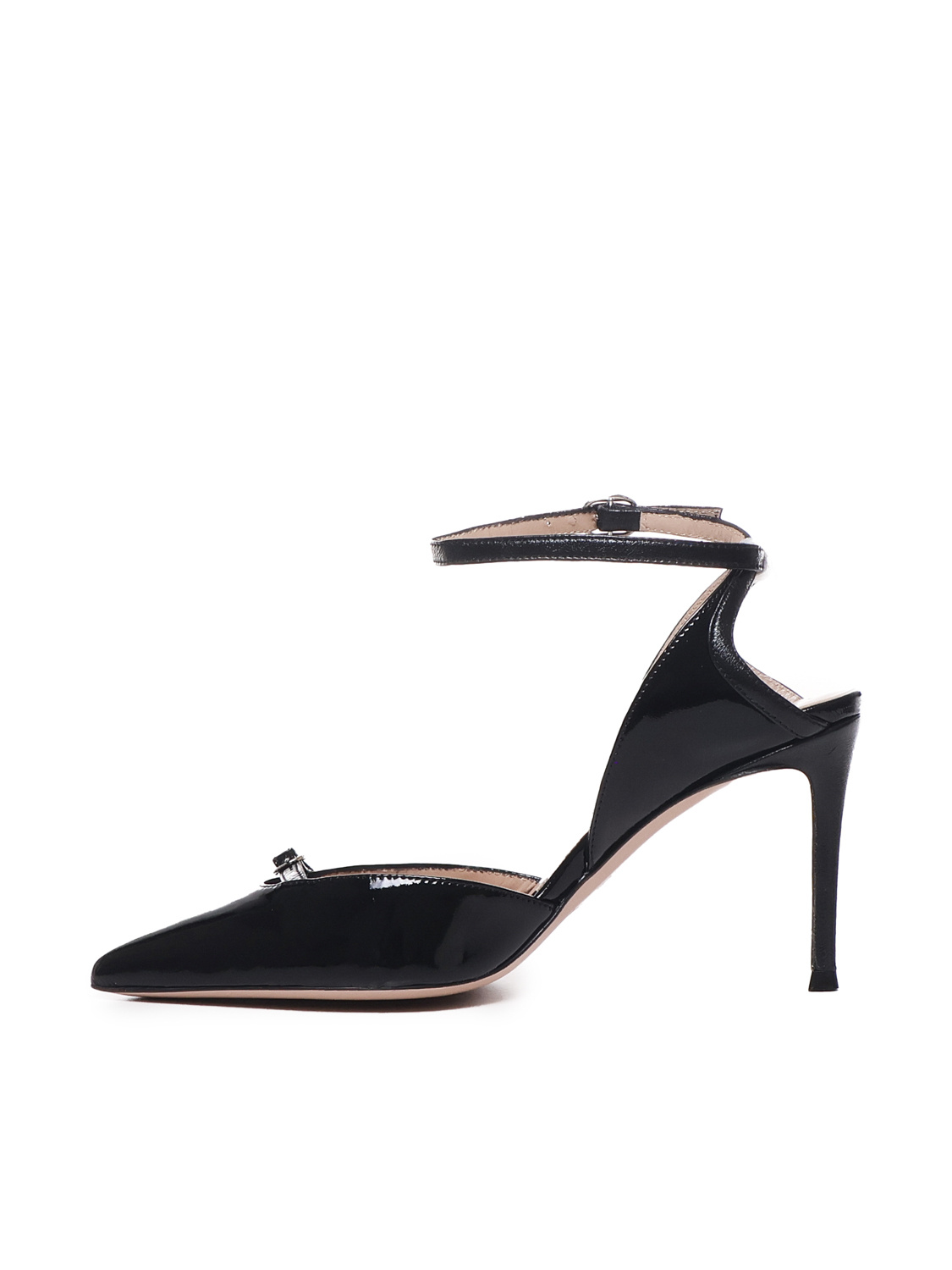 Marc Ellis Pointed High-heeled Sandals In Black