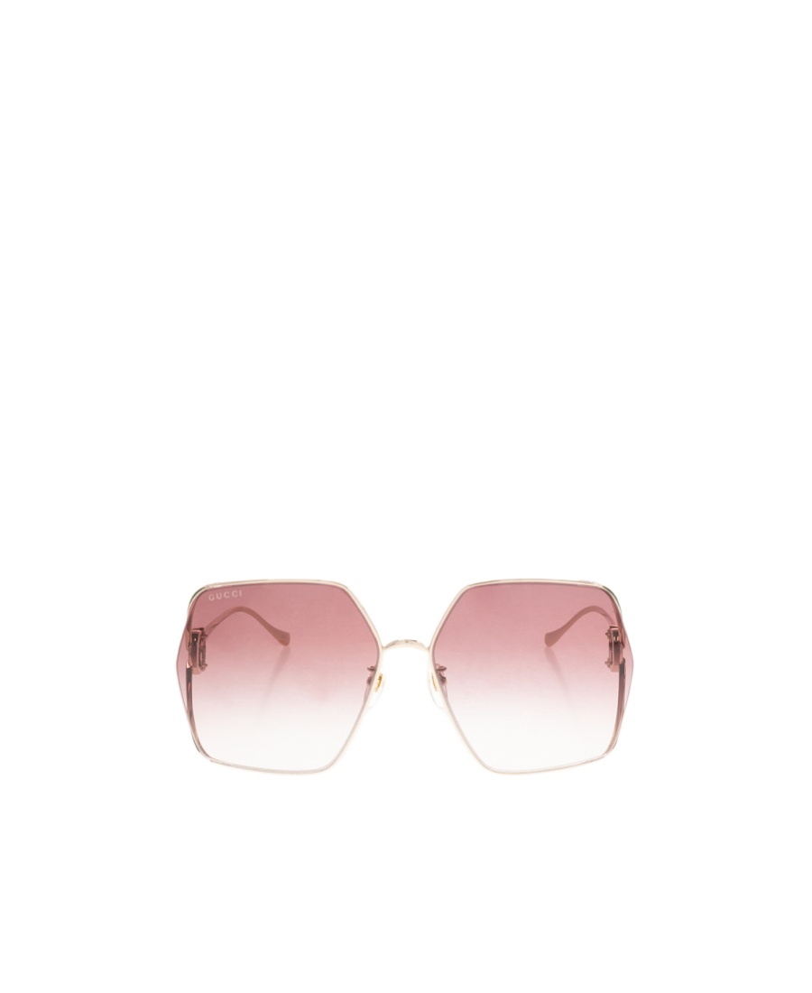Gucci Oversized-frame Tinted Sunglasses In Pink