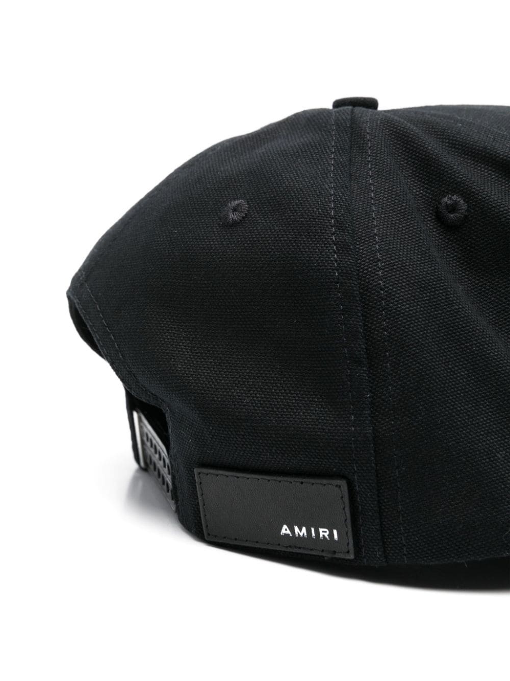 Amiri Ma Two-tone Canvas Hat In Black