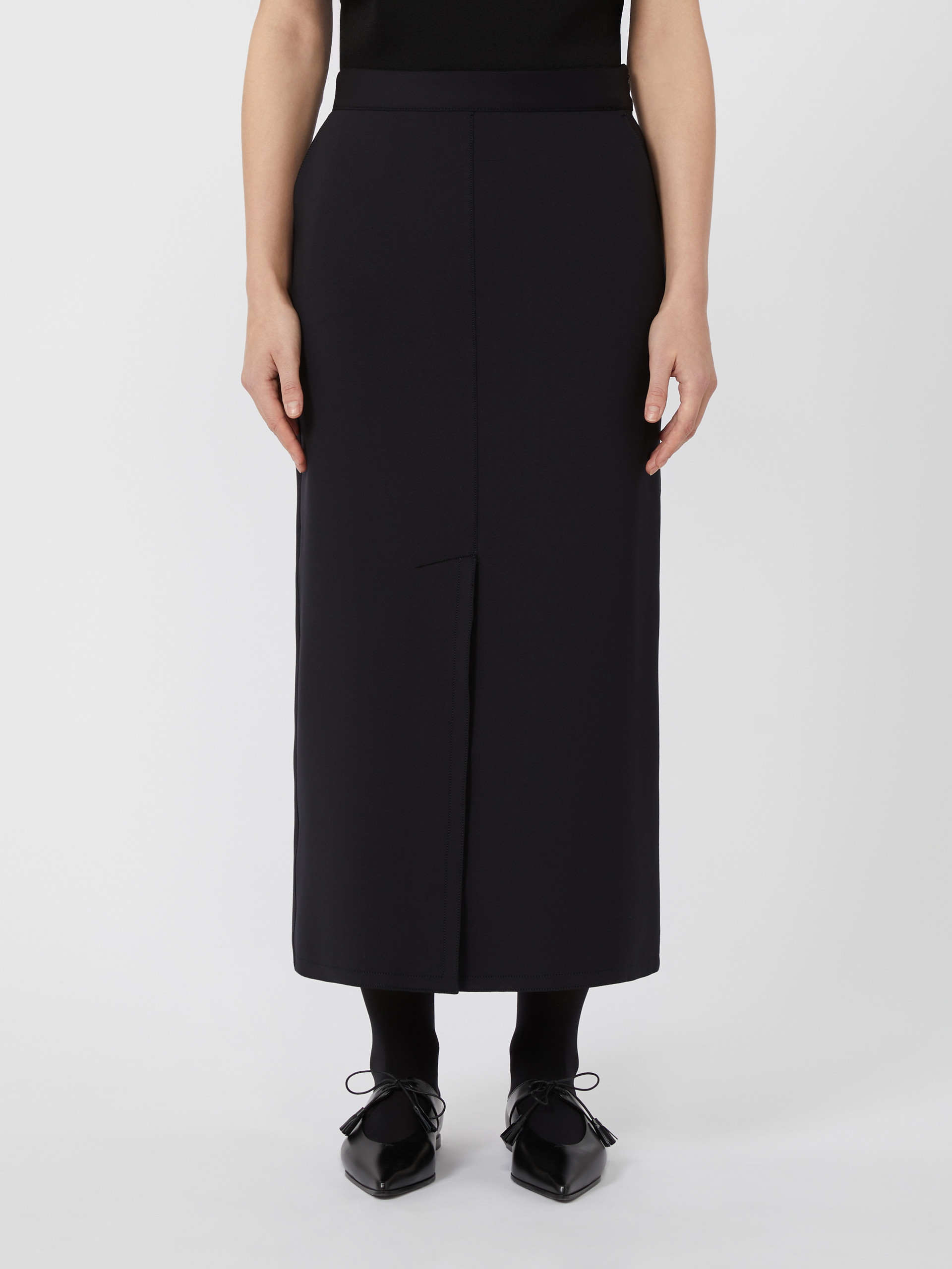 Max Mara Technical Jersey Pencil Skirt
