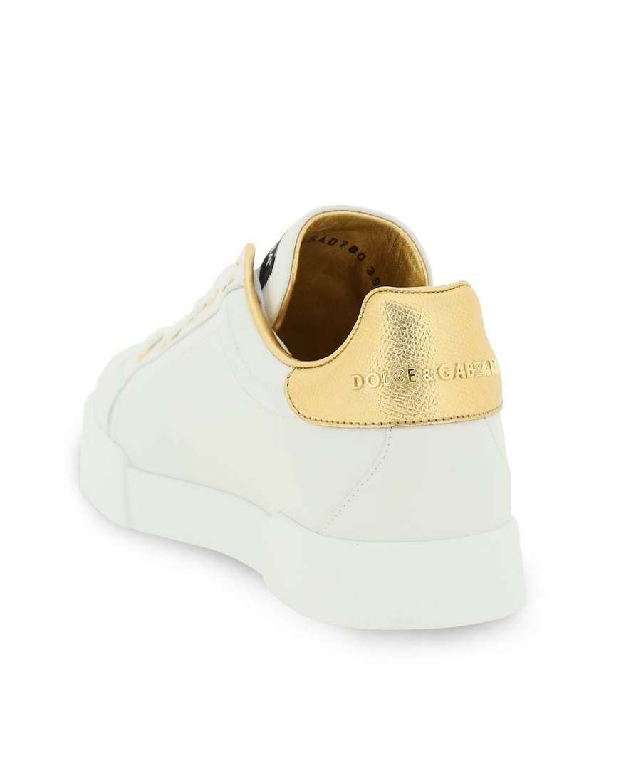 Shop Dolce & Gabbana Dg-embellished Low-top Sneakers In White