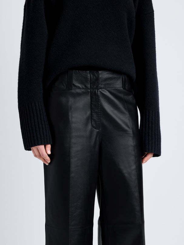 Proenza Schouler Noland Pant In Leather In Black