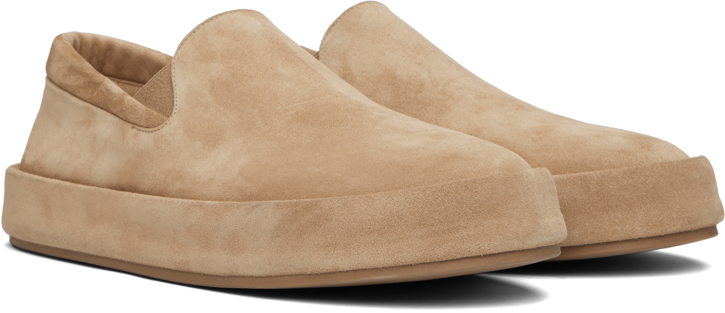 Marsèll Tan Cassapelle Slip-on Sneakers In Brown