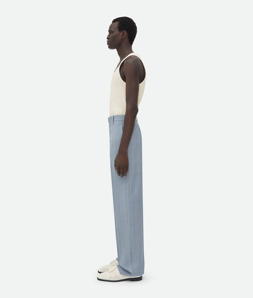 Bottega Veneta Belt-loop Casual Pants In Gray