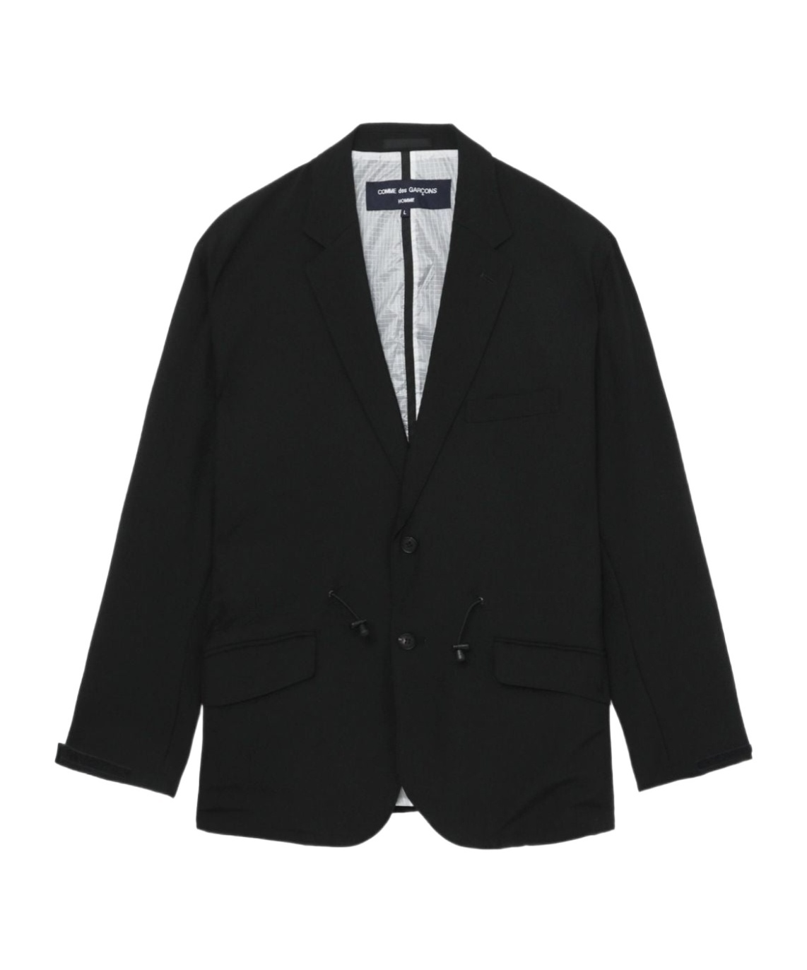 Comme Des Garçons Single-breasted Blazer In Black
