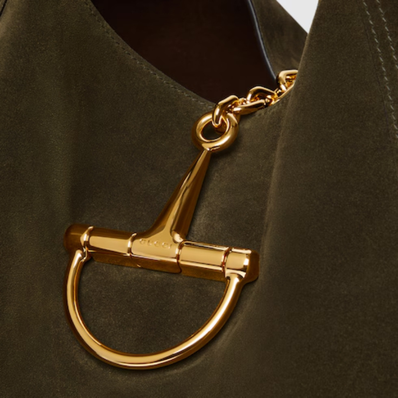 Gucci Softbit Maxi-schultertasche In Green