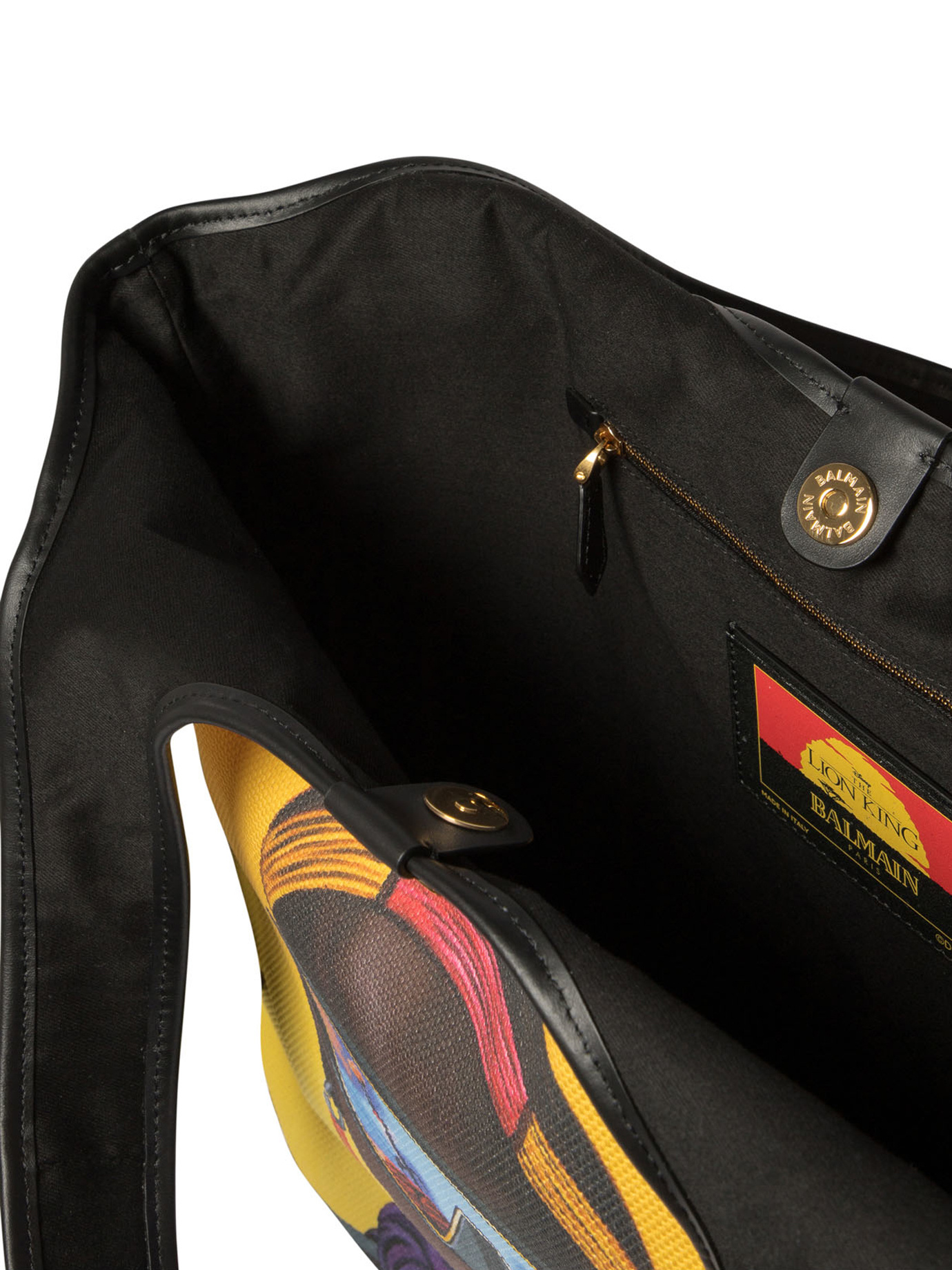 BALMAIN CARRY A HANDBAG WITH BOTH HANDS