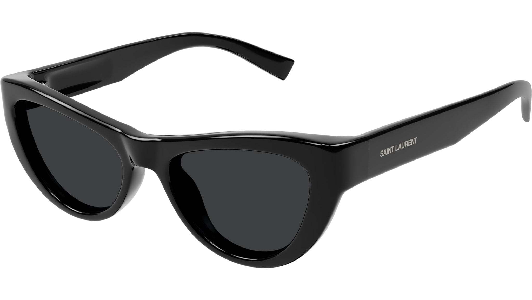Saint Laurent Black Sl 676 New Wave Sunglasses In Black